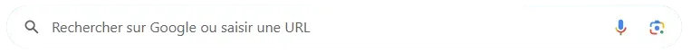 Barre de recherche Google